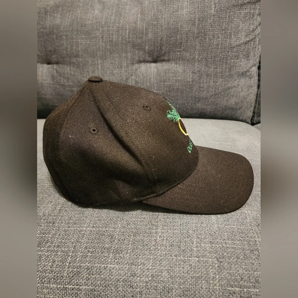 Lids Black Queen Sugar Crew Series Hat Green and Yellow Embroidery